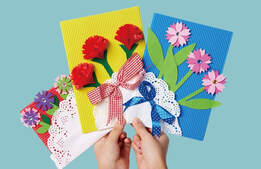 diy mothers day flower card